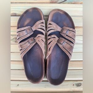 Birkenstock Granada tobacco brown leather, 40 9.5 women’s regular width